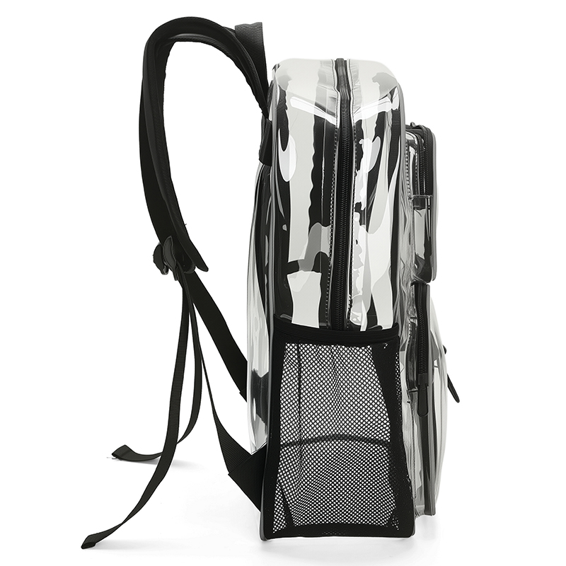 2026-May Transparent Backpack for Men Women  Lightweight PVC Soft shoulder strap