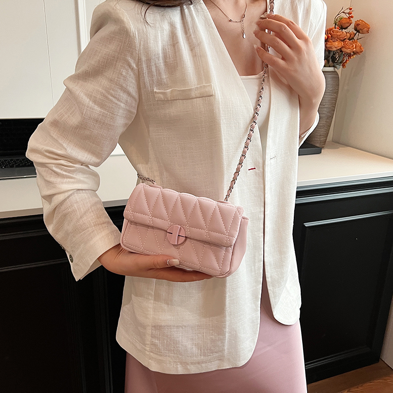 PU Single-Shoulder Chain Bag (Available in 4 Colors)